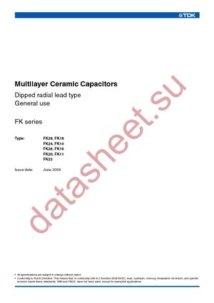 FK18C0G1H152J datasheet  